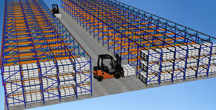 貫通式貨架設(shè)計圖